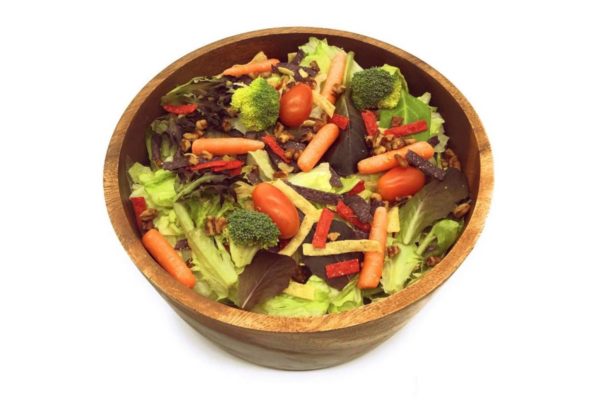 Acacia Wood Round Bowl 10" D x 5" H - Image 5