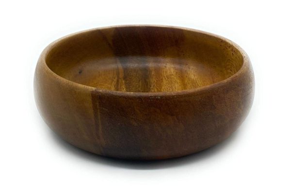 Acacia Wood Round Bowl 6" D x 2" H - Image 3