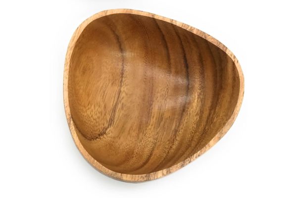 Acacia Wood Round Bowl 7"x6.5"x6.5" - Image 7