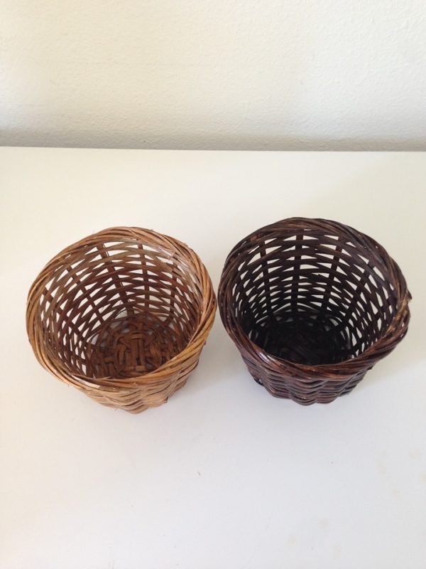 Rattan Tapered Planter Small 6" - Image 3