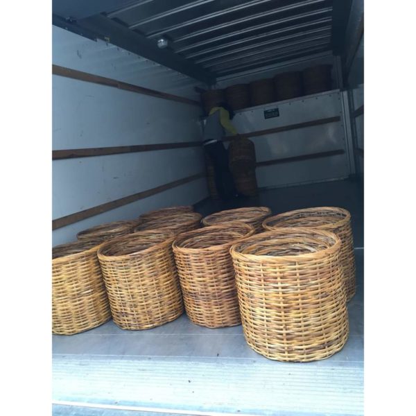 Rattan Poles Planter - Image 3