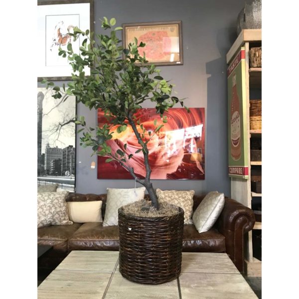 Rattan Round Planter - Image 5