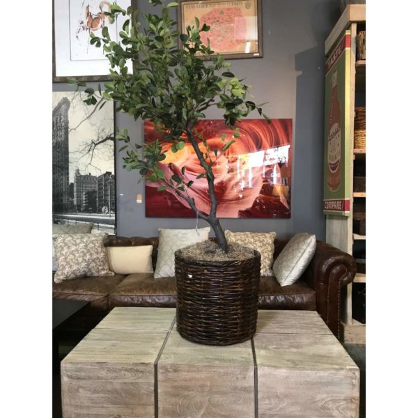 Rattan Round Planter - Image 6